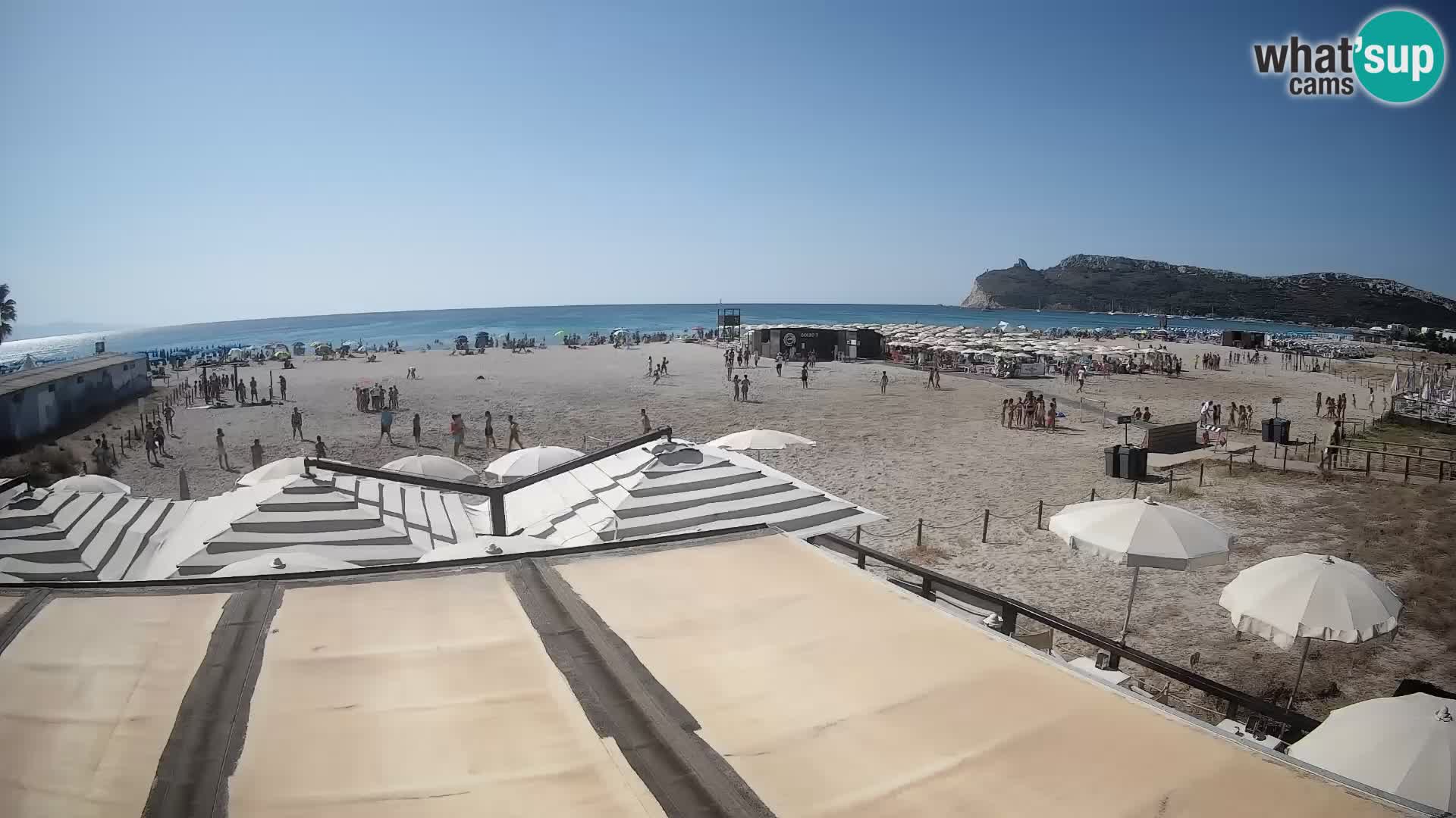 Poetto beach webcam | Cagliari | Sardinia