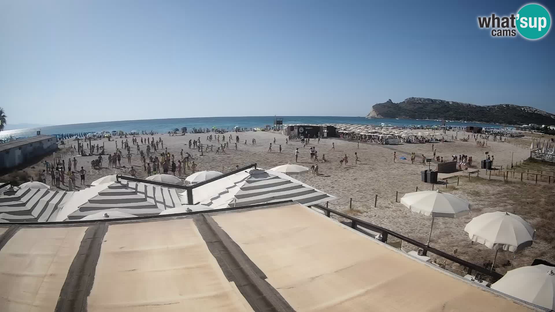 Poetto beach webcam | Cagliari | Sardinia