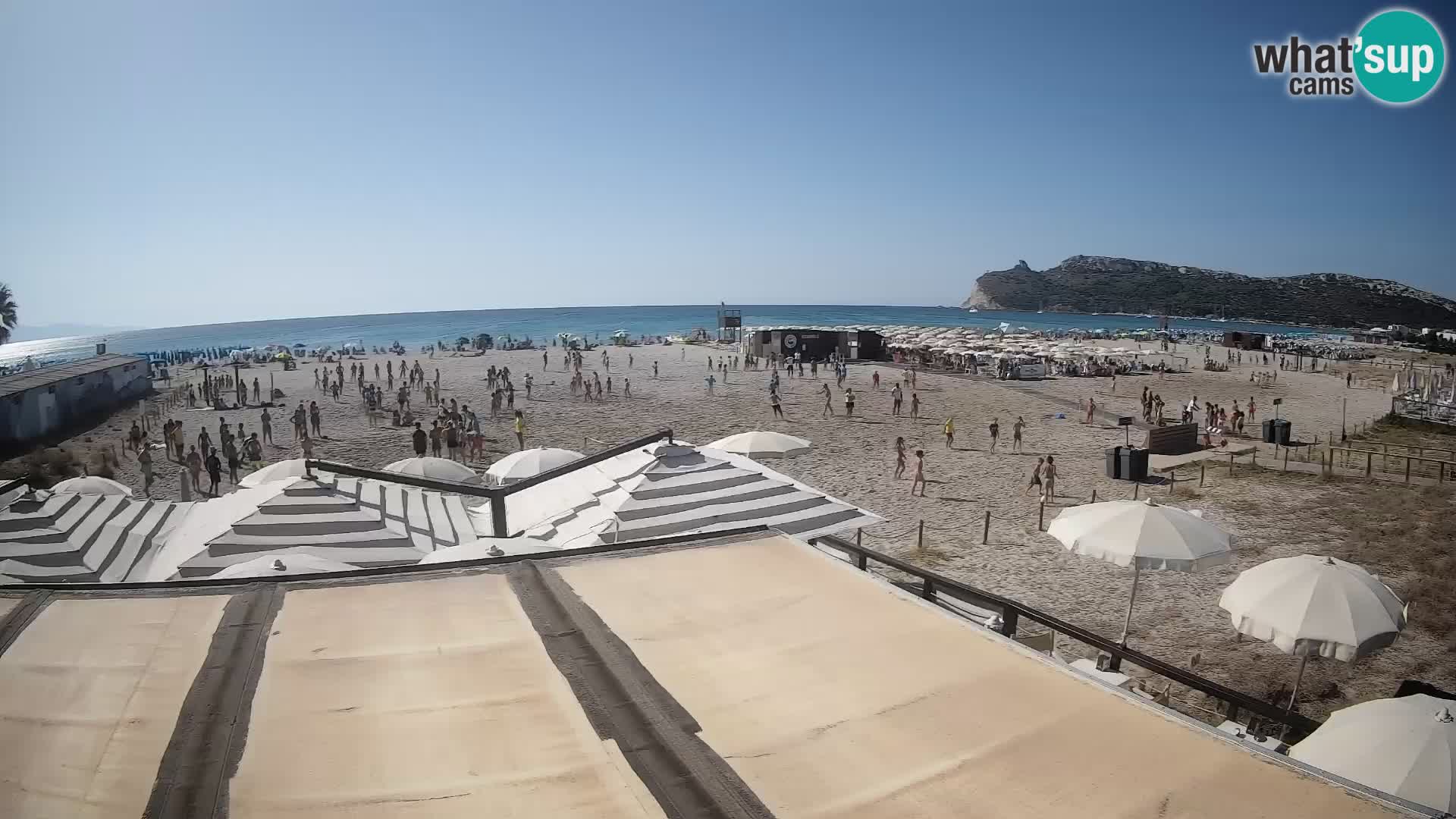 Poetto beach webcam | Cagliari | Sardinia