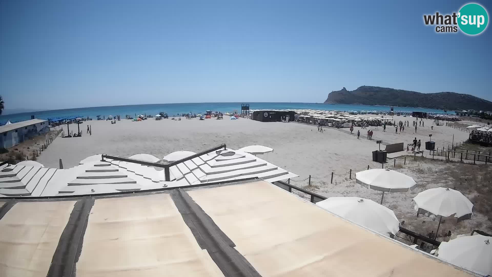Webcam plage de Poetto | Cagliari | Sardaigne