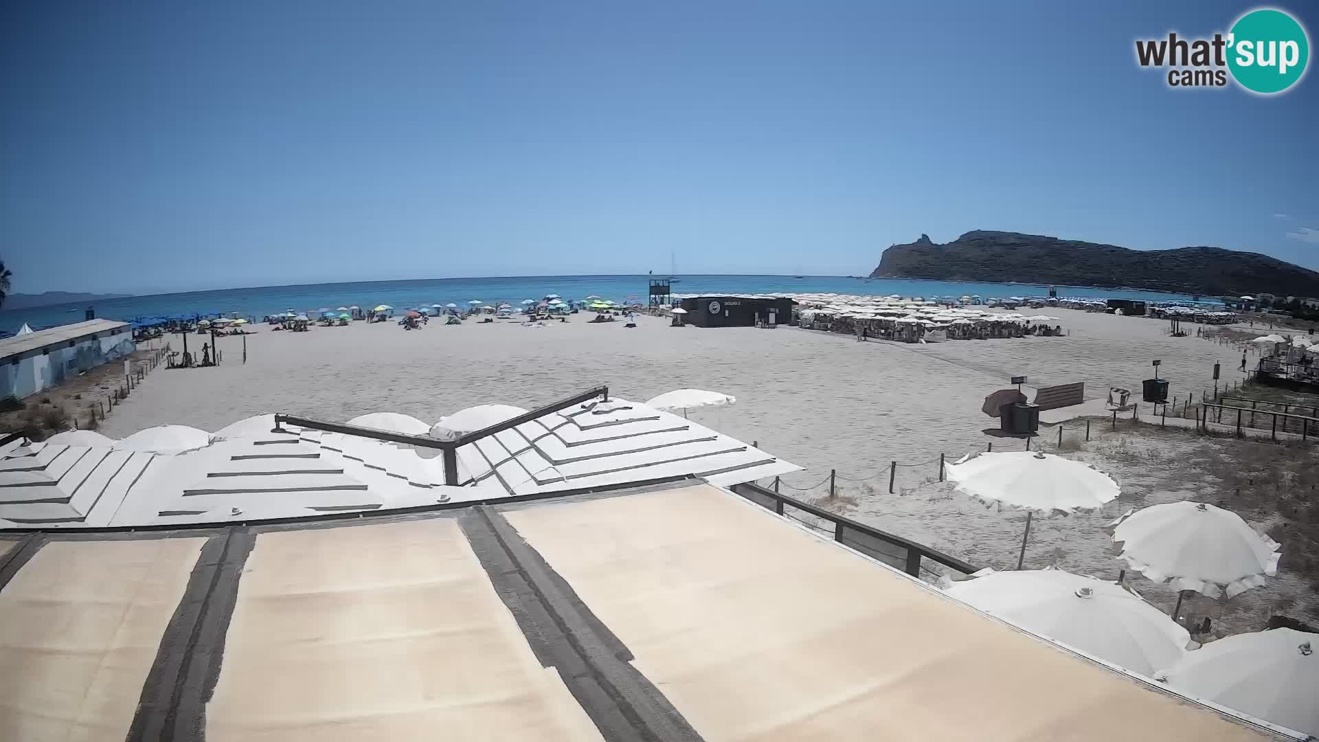 Poetto beach webcam | Cagliari | Sardinia
