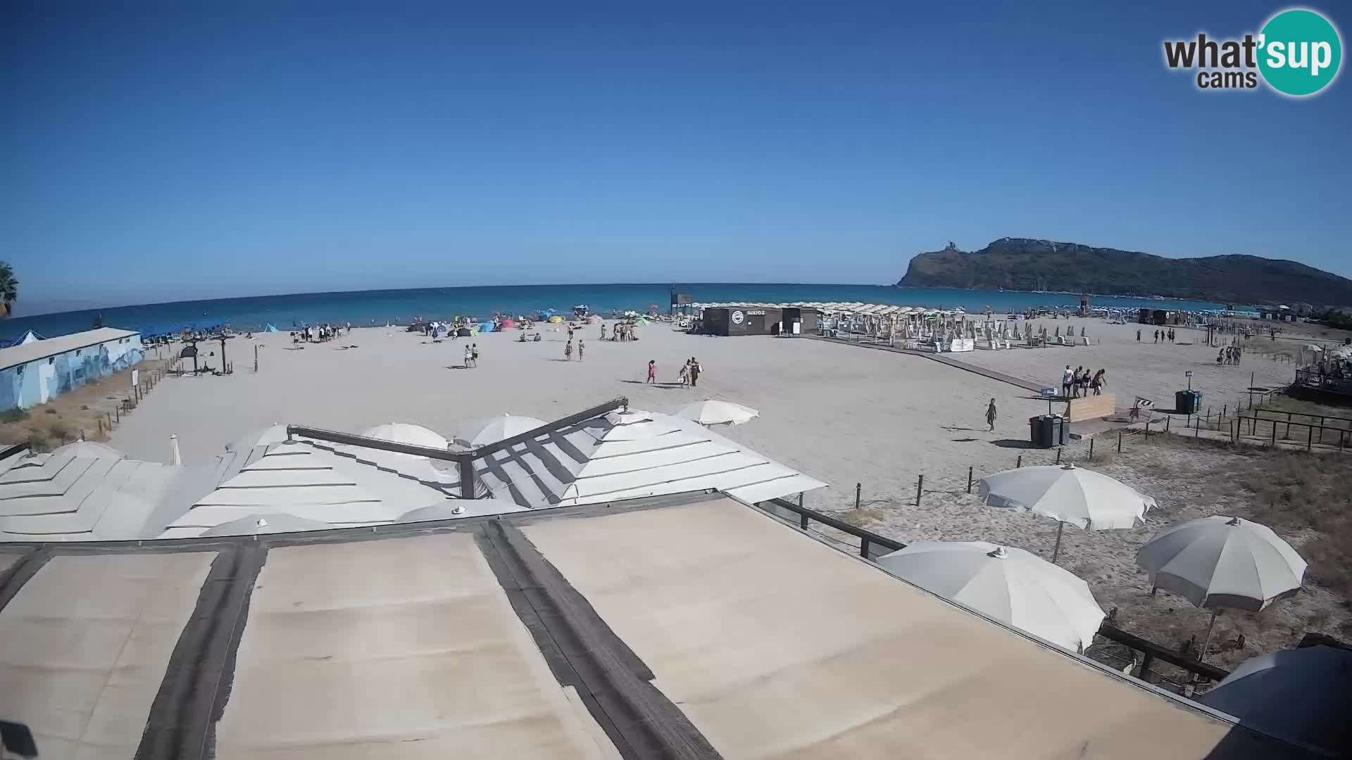 Webcam plage de Poetto | Cagliari | Sardaigne