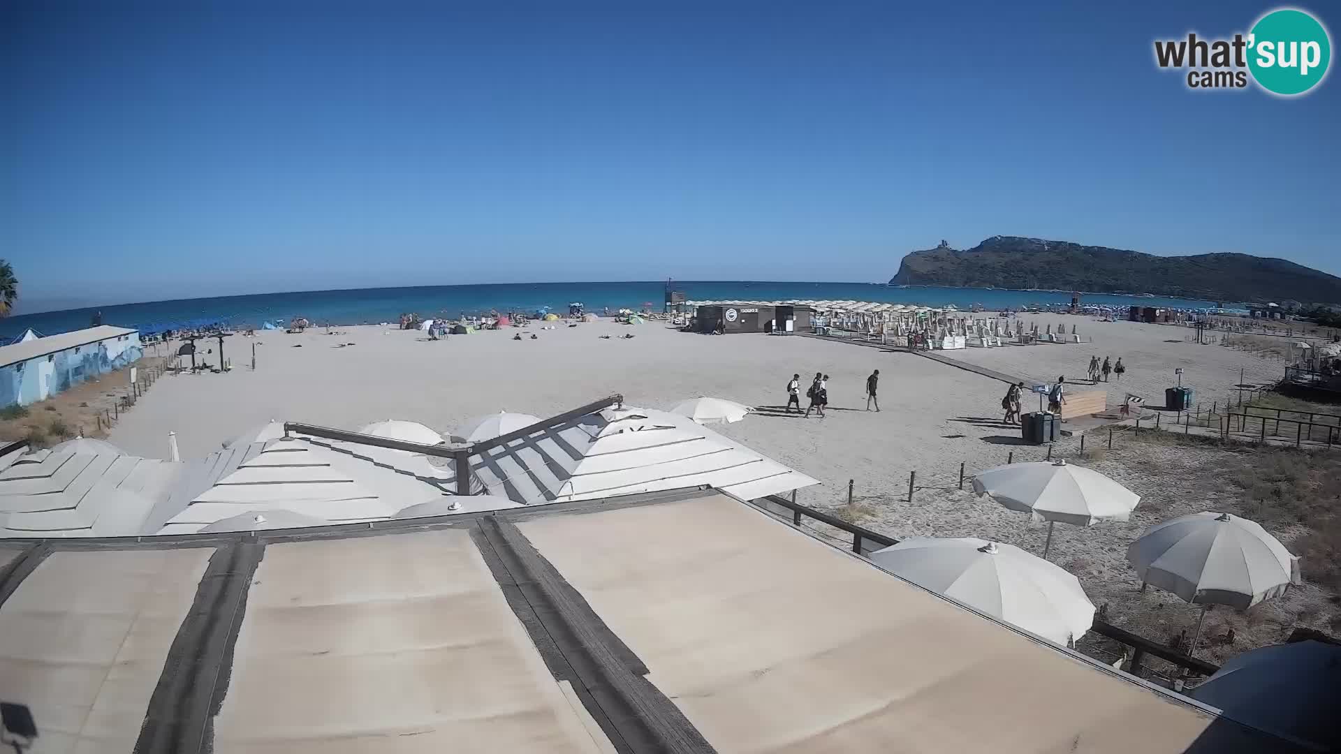 Webcam spiaggia del Poetto | Cagliari | Sardegna