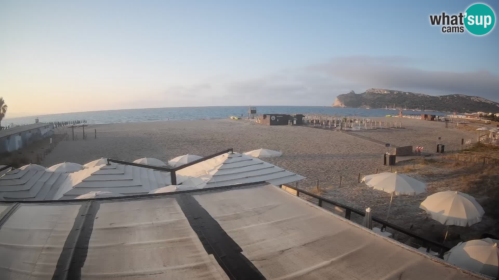 Poetto beach webcam | Cagliari | Sardinija
