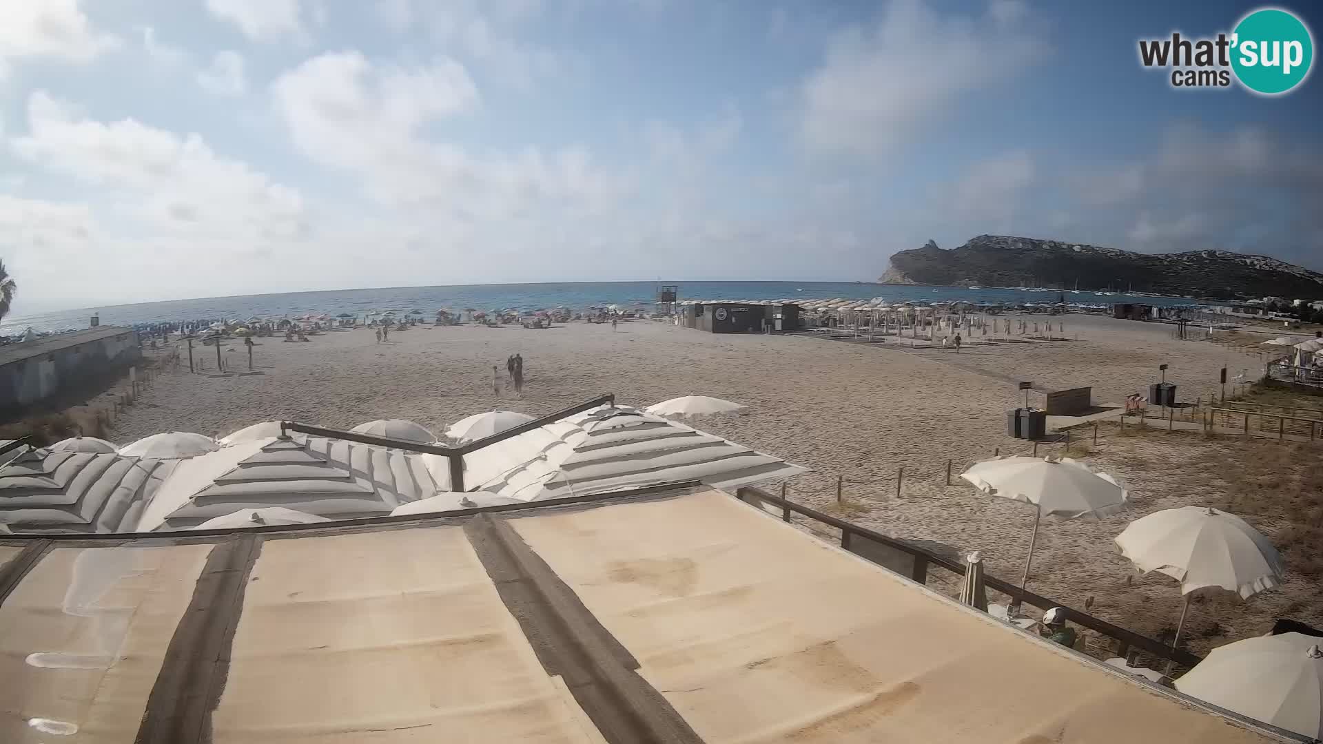 Poetto beach webcam | Cagliari | Sardinija