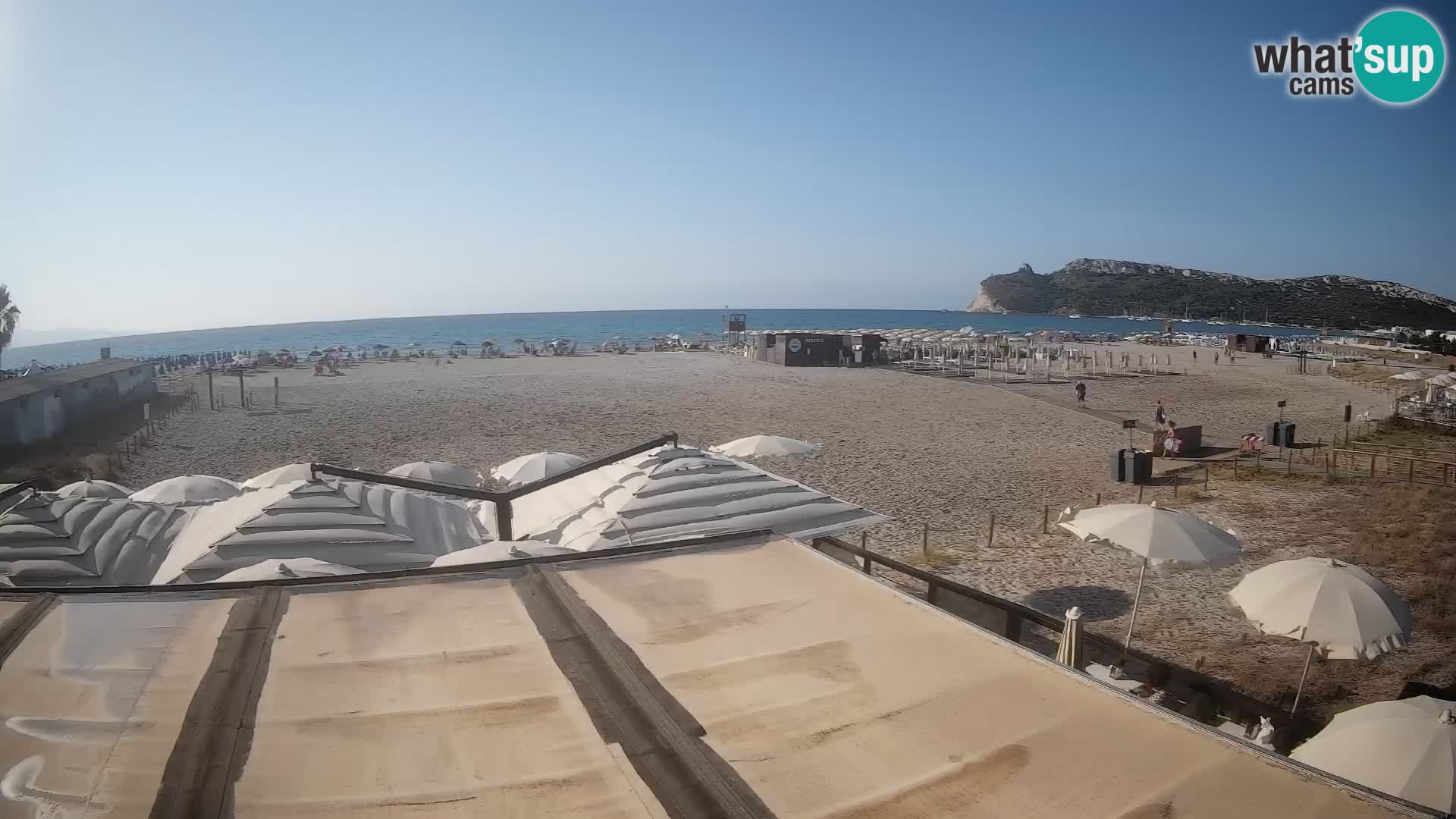 Poetto beach webcam | Cagliari | Sardinia