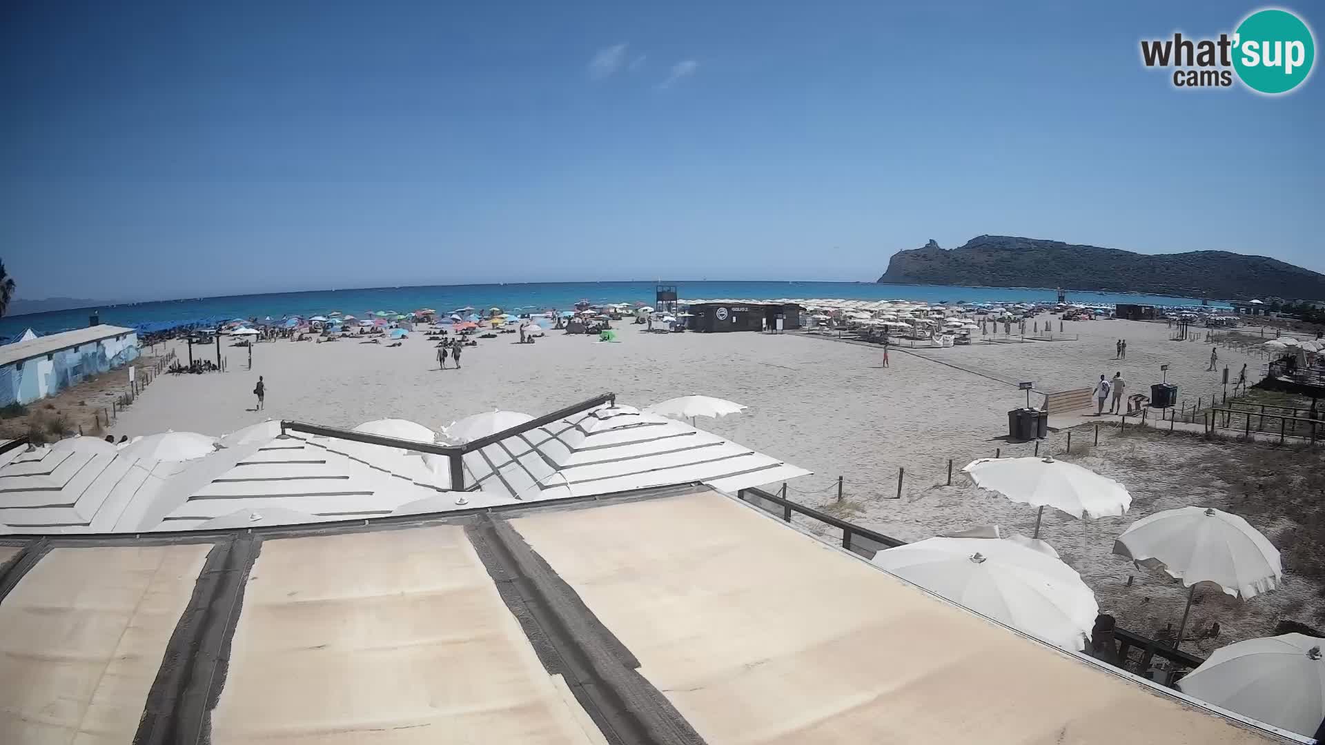 Poetto beach webcam | Cagliari | Sardinia