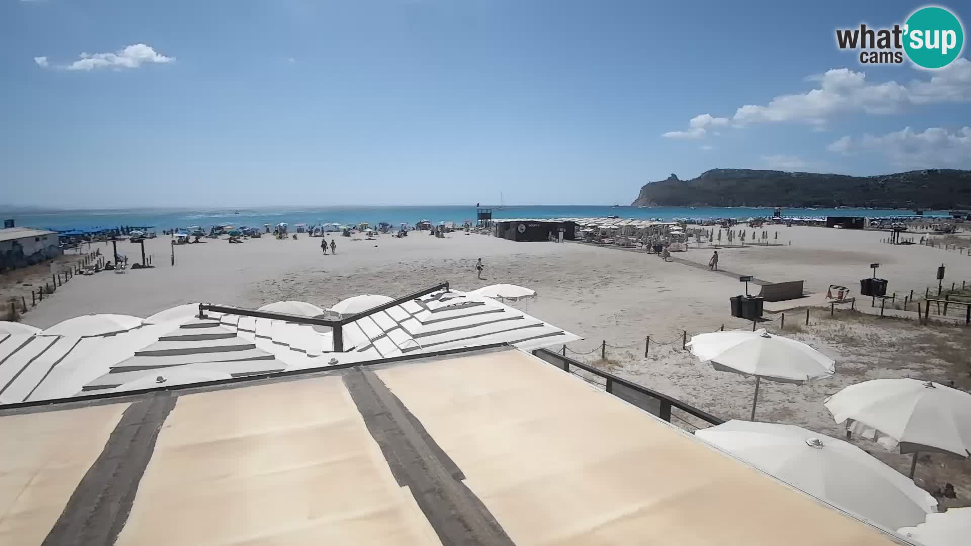 Poetto beach webcam | Cagliari | Sardinia