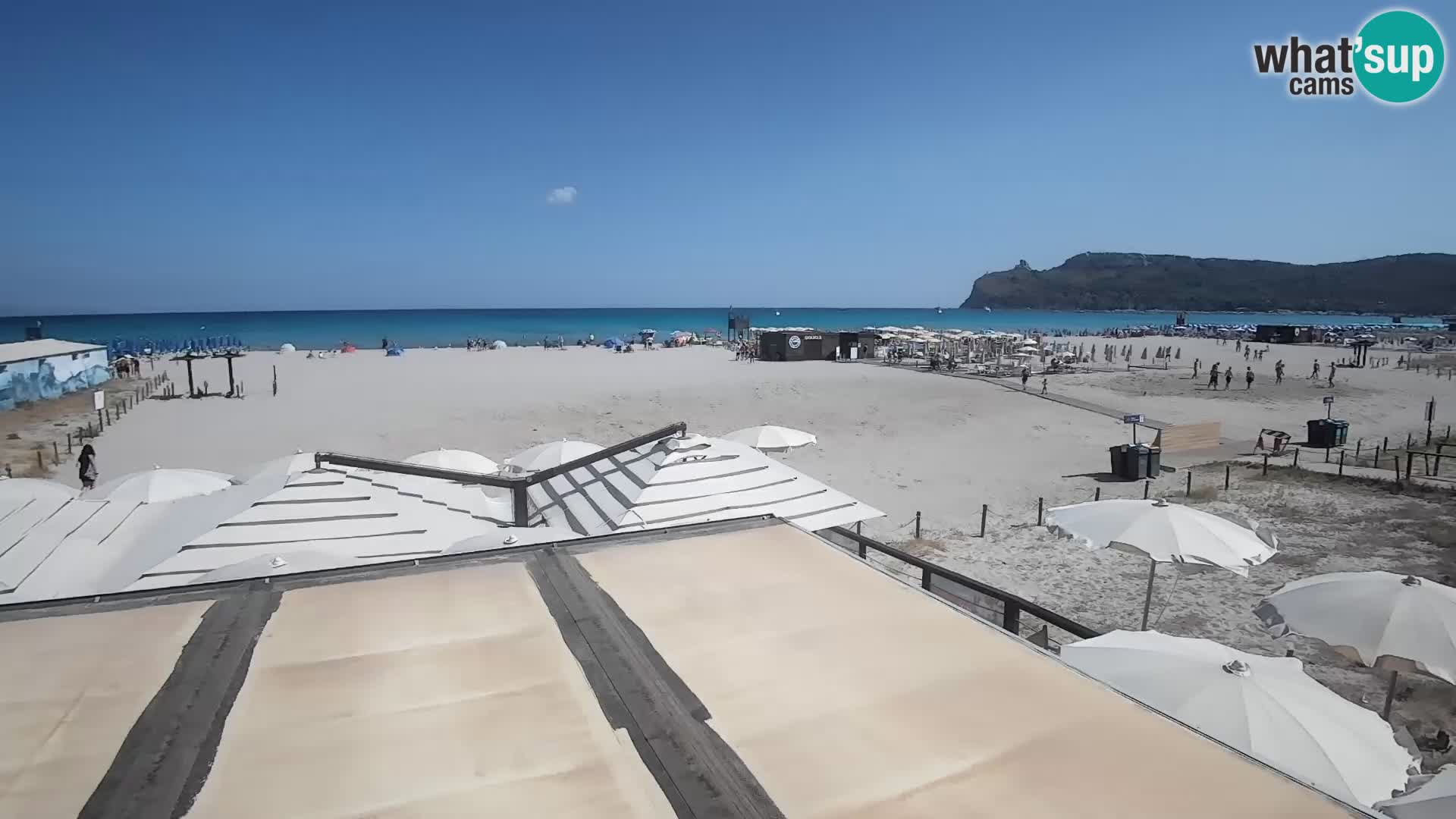 Poetto beach webcam | Cagliari | Sardinia