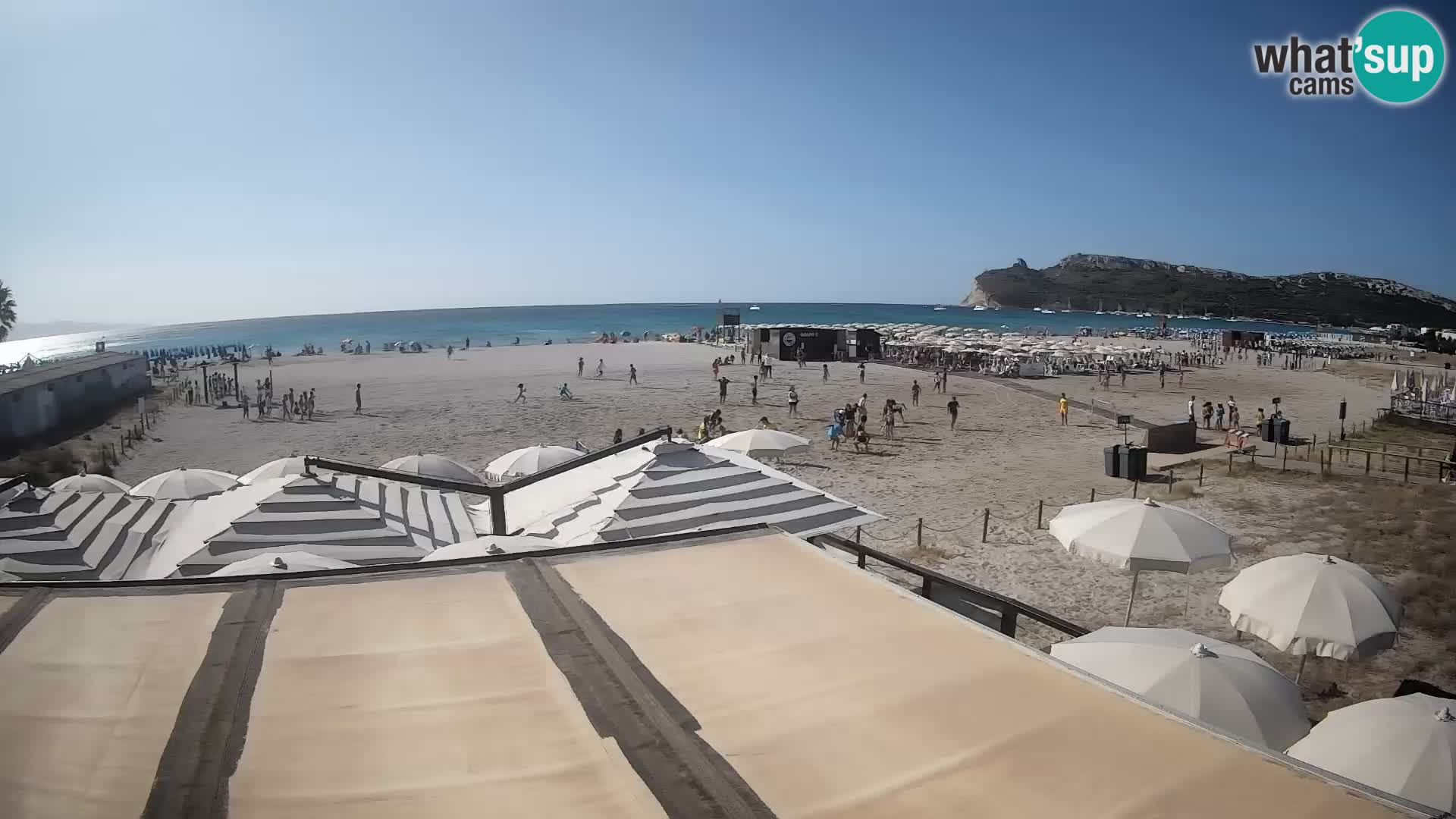 Poetto beach webcam | Cagliari | Sardinija