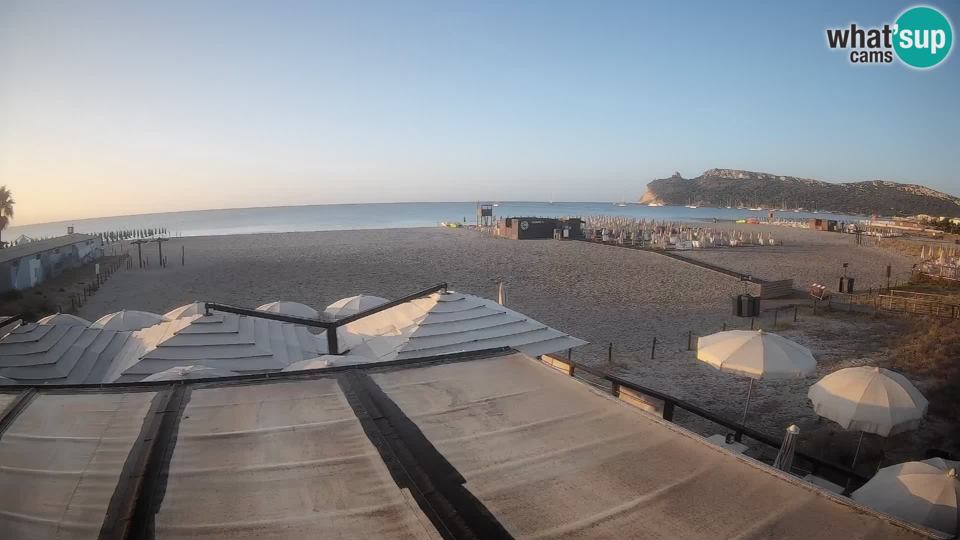 Poetto beach webcam | Cagliari | Sardinija