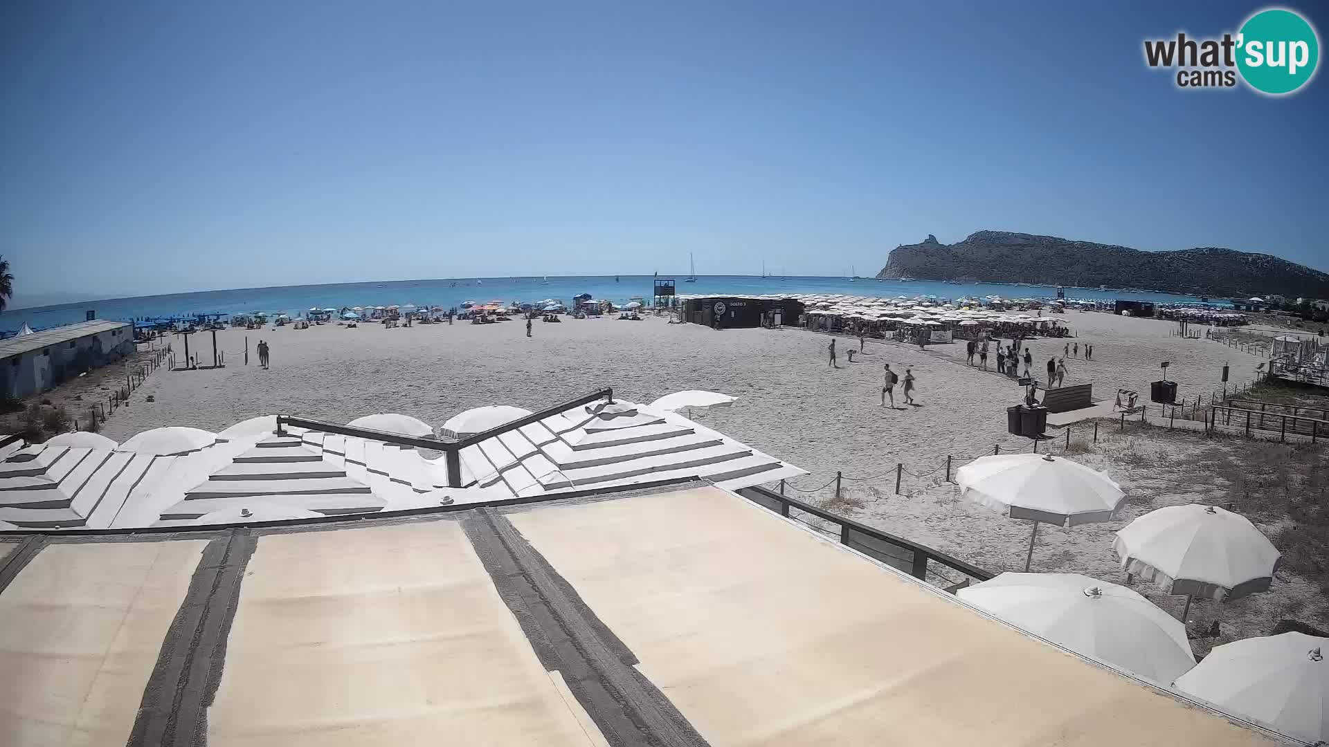 Poetto beach webcam | Cagliari | Sardinija