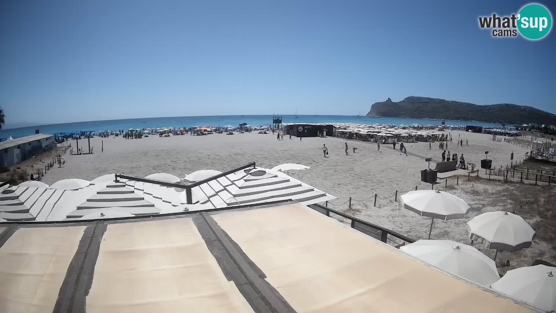 Poetto beach webcam | Cagliari | Sardinija