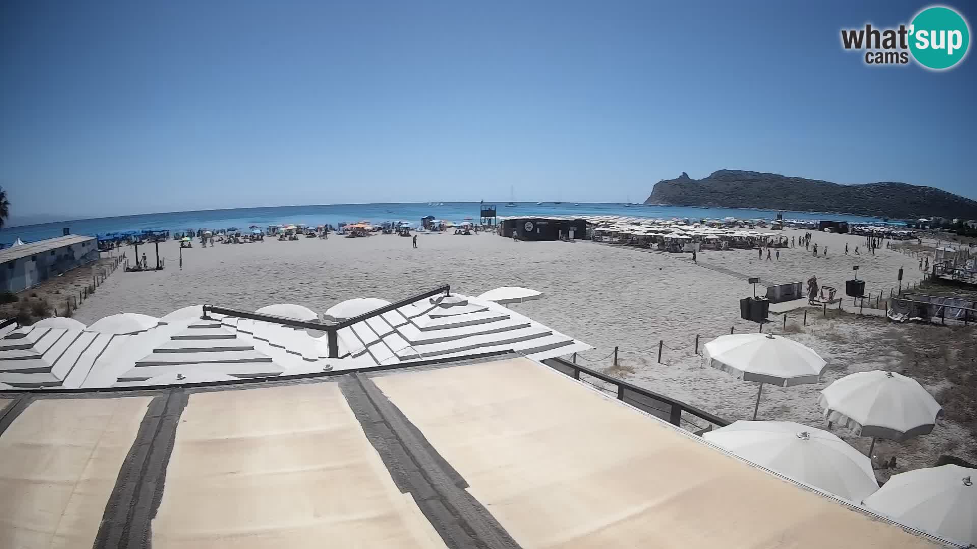 Poetto beach webcam | Cagliari | Sardinija