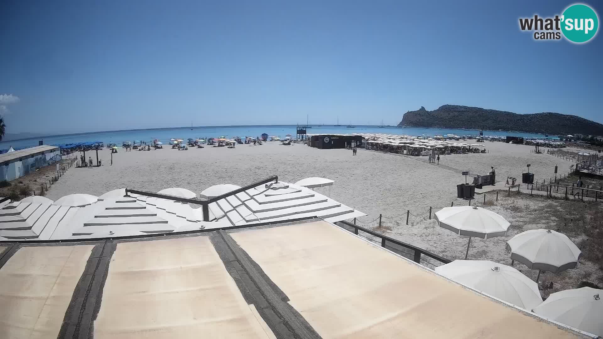 Poetto beach webcam | Cagliari | Sardinija