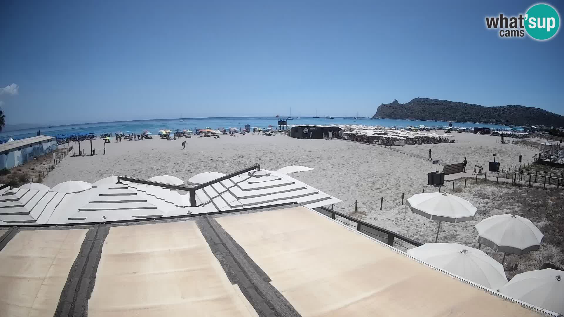 Poetto beach webcam | Cagliari | Sardinija