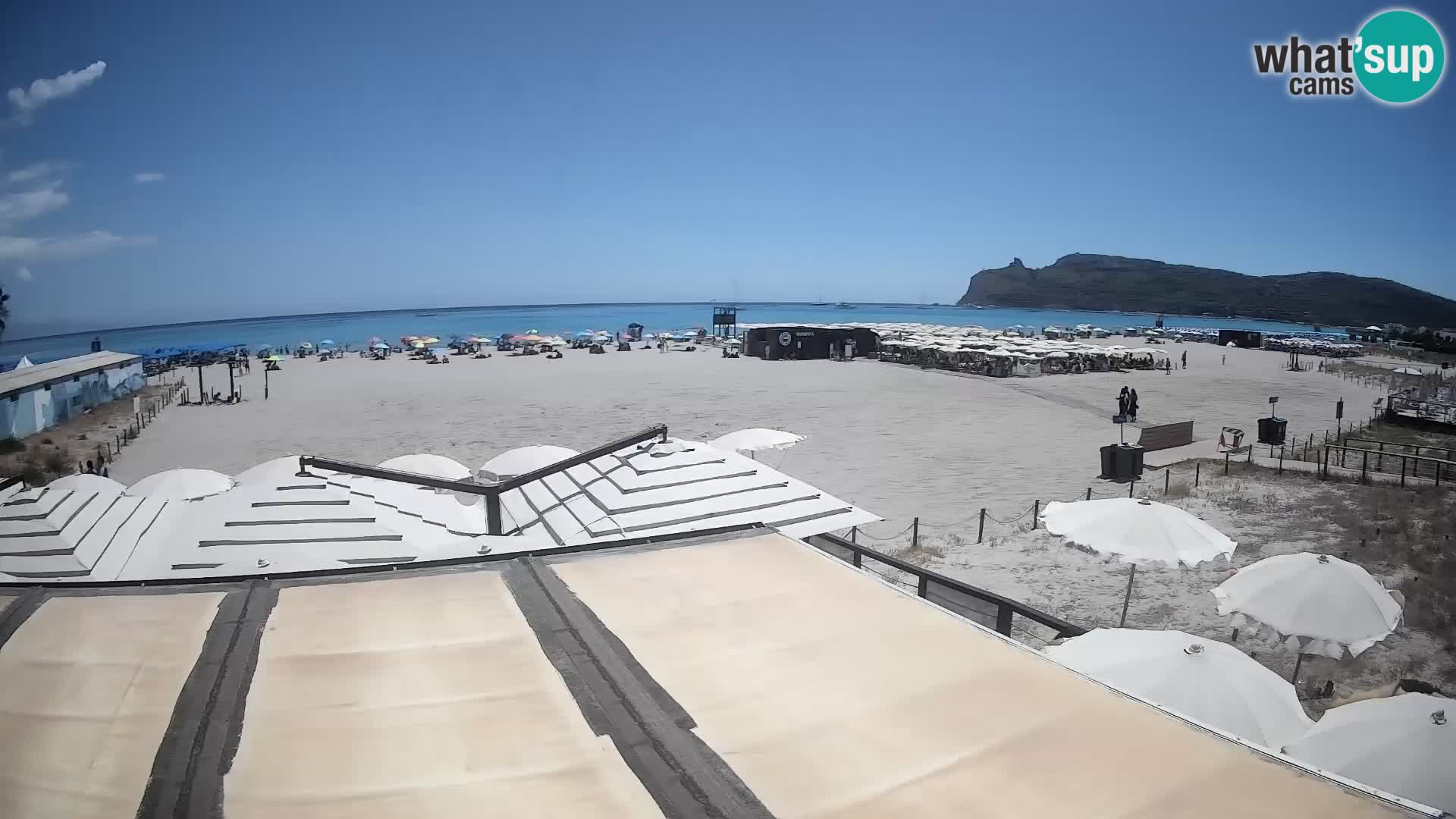 Poetto beach webcam | Cagliari | Sardinija