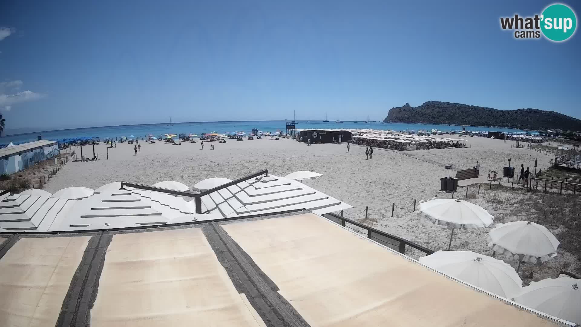 Poetto beach webcam | Cagliari | Sardinija