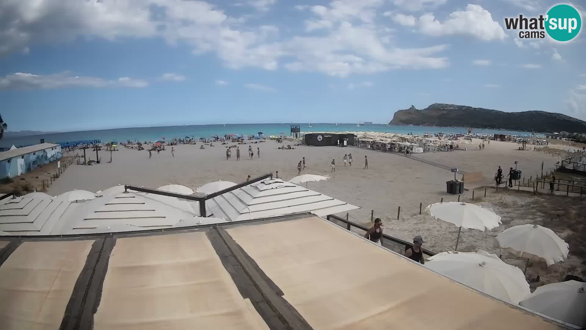 Poetto beach webcam | Cagliari | Sardinija