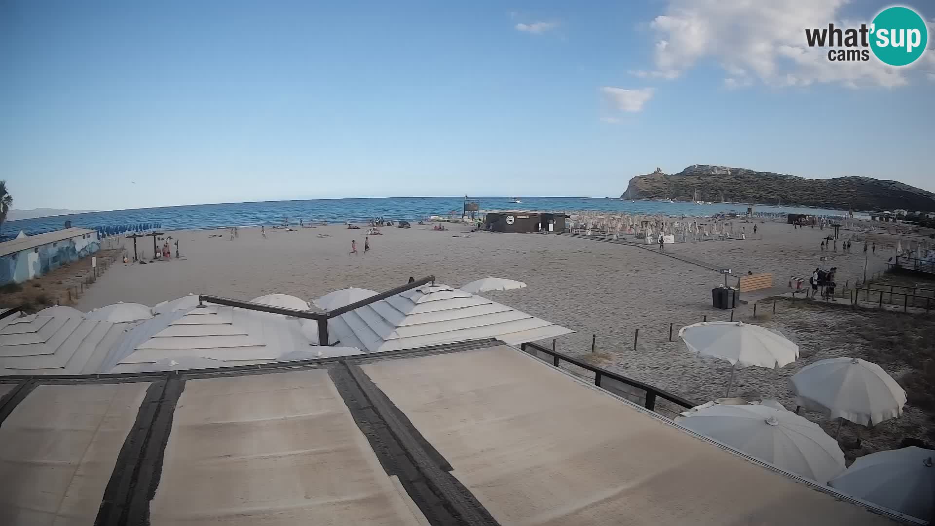 Poetto beach webcam | Cagliari | Sardinija