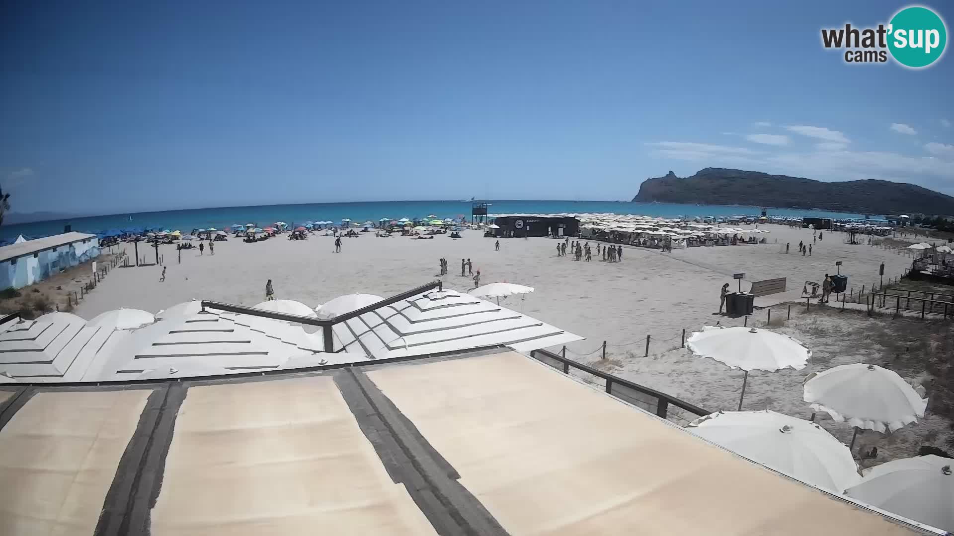 Poetto beach webcam | Cagliari | Sardinia