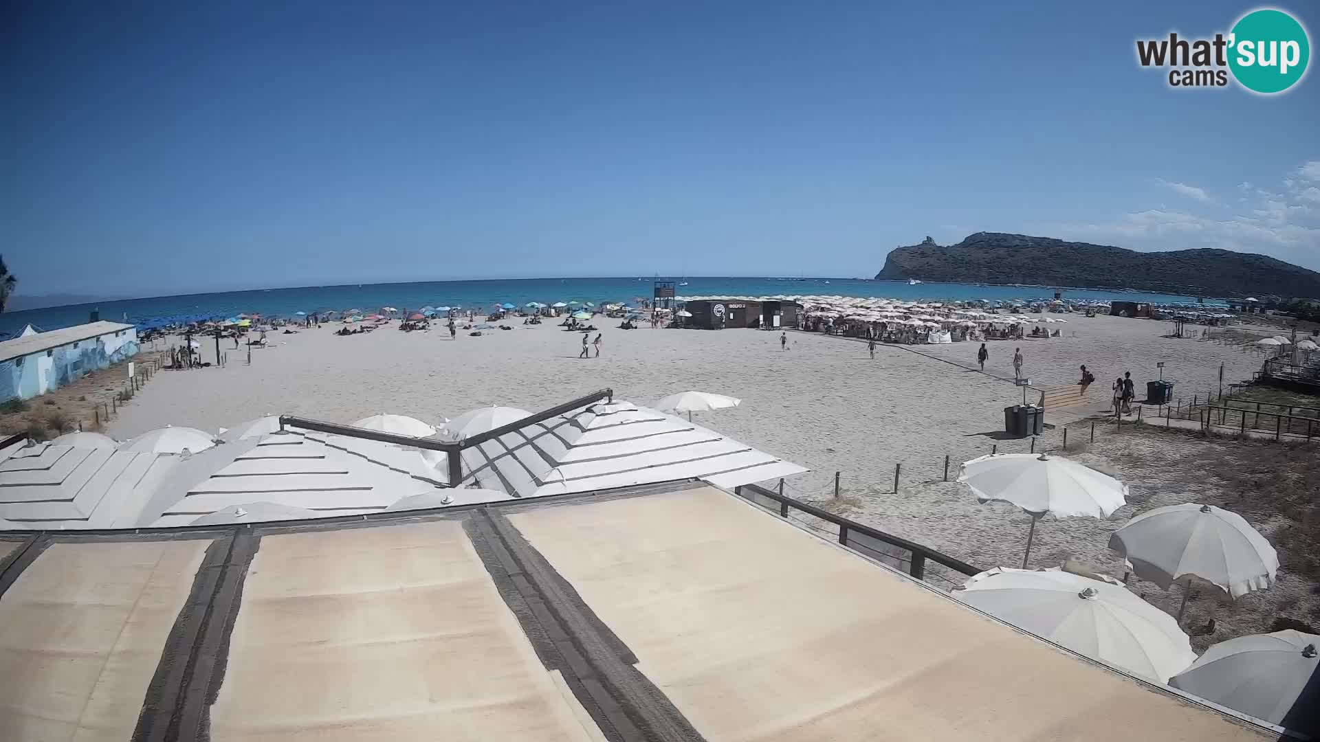 Poetto beach webcam | Cagliari | Sardinia