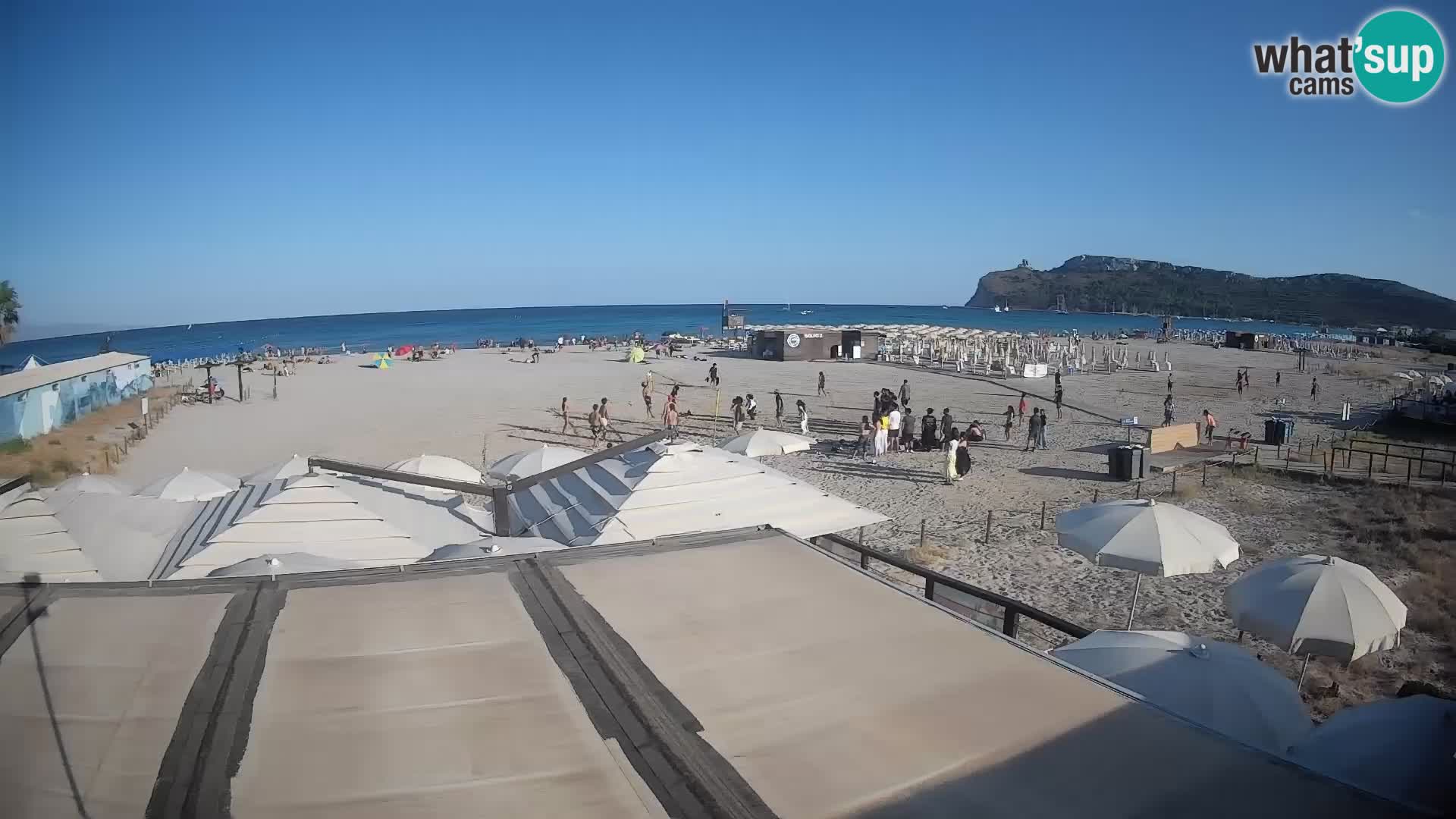 Poetto beach webcam | Cagliari | Sardinia