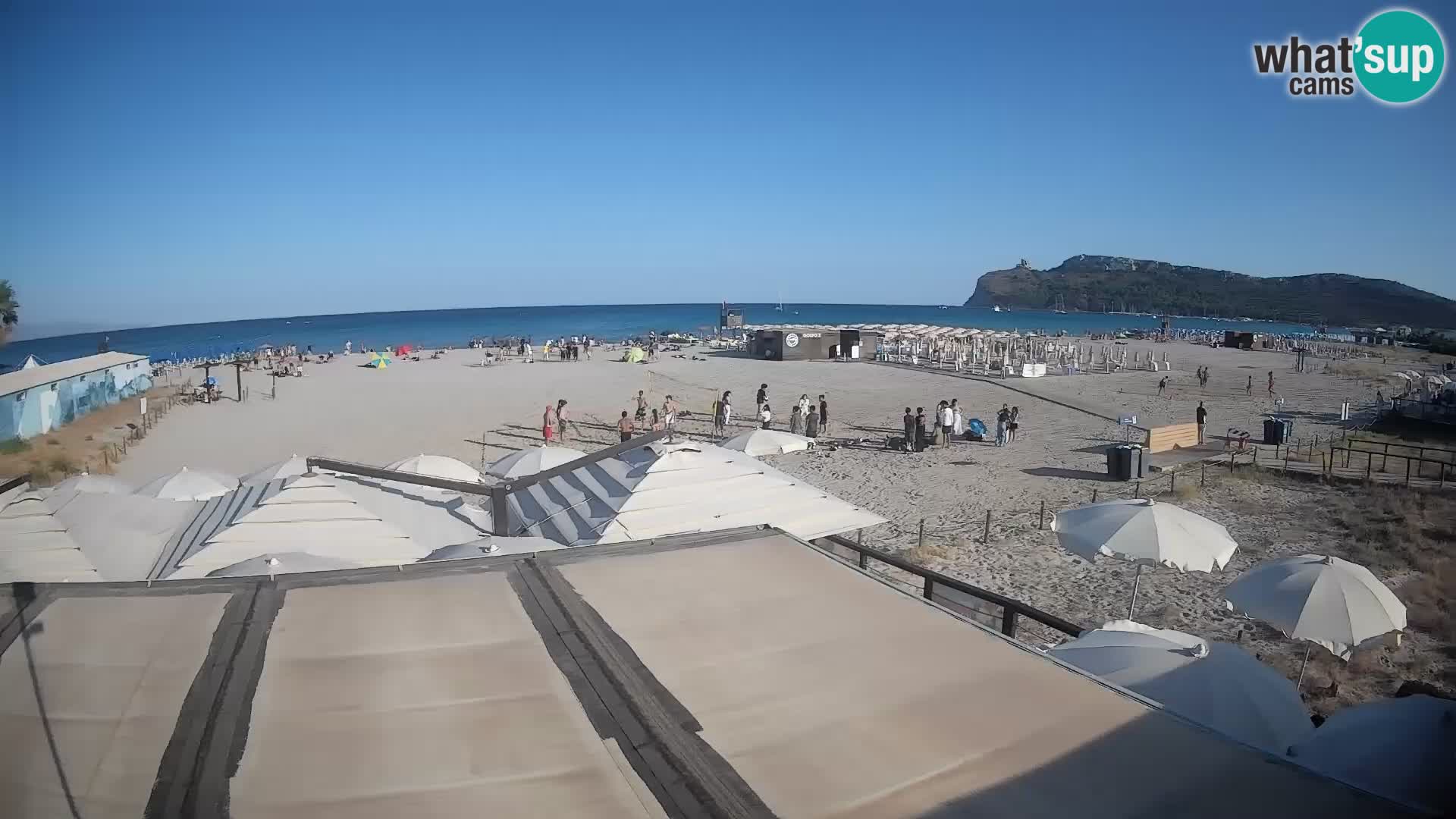 Poetto beach webcam | Cagliari | Sardinija