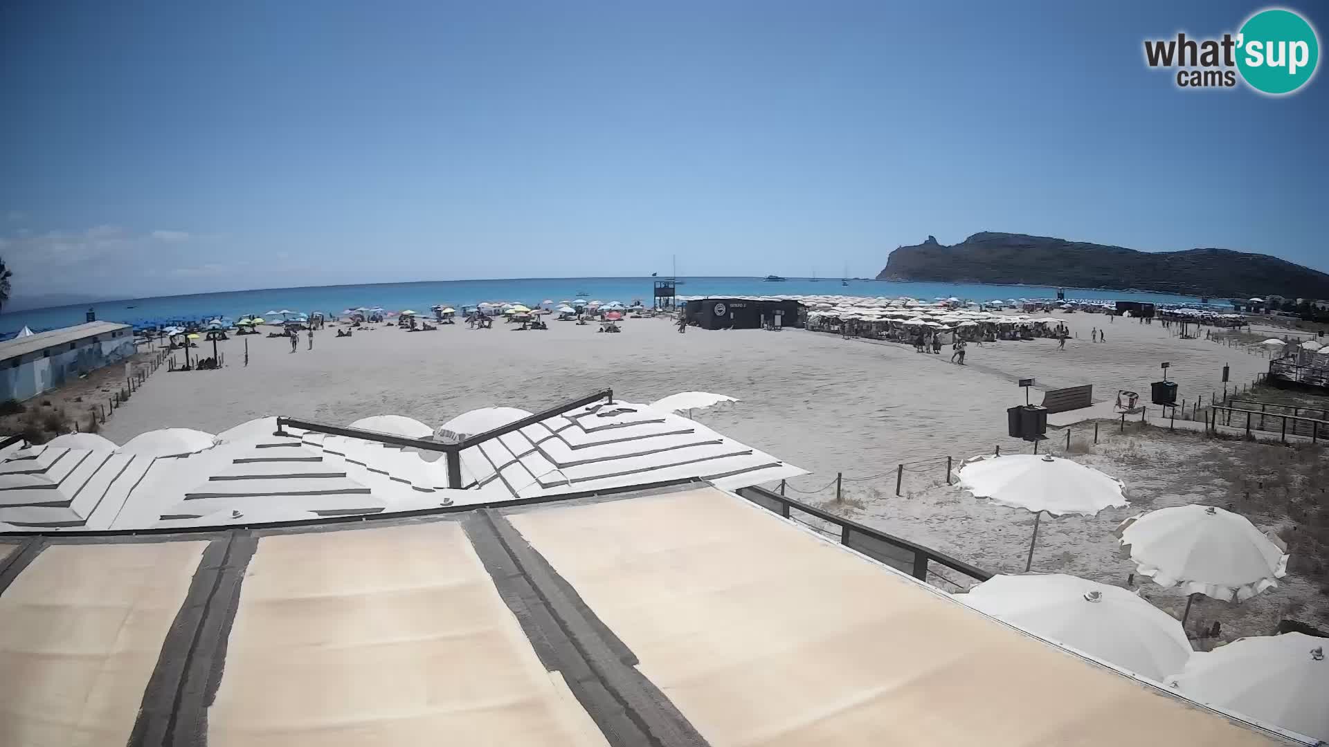 Poetto Strand Webcam | Cagliari | Sardinien