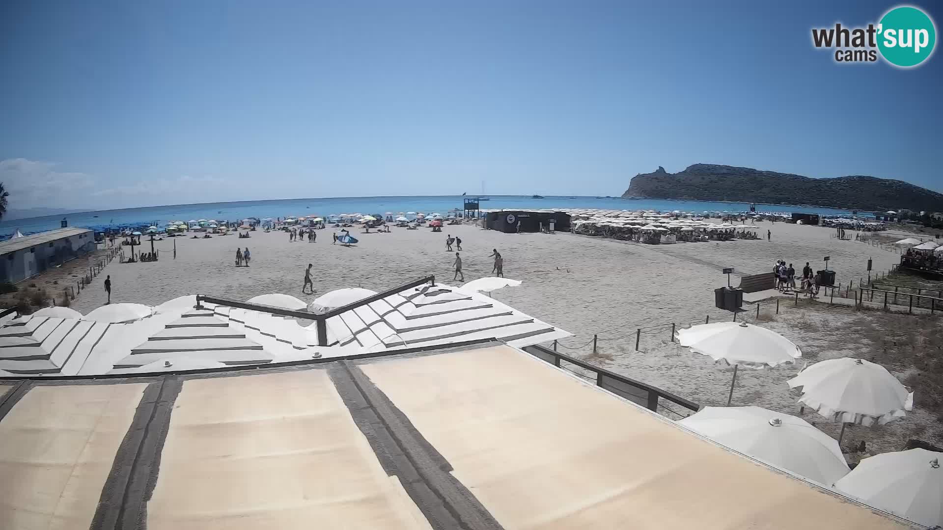 Poetto beach webcam | Cagliari | Sardinia