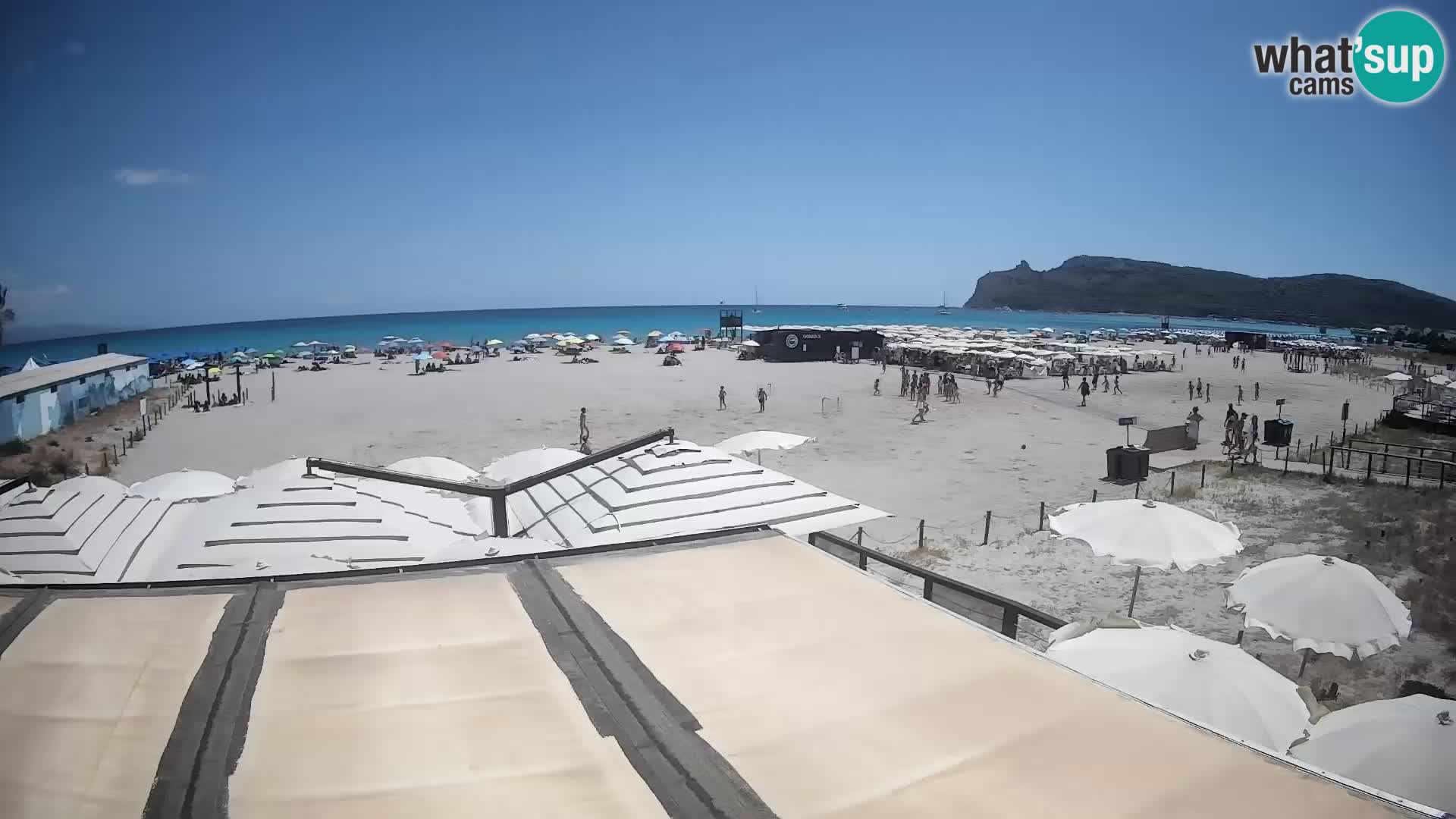 Poetto beach webcam | Cagliari | Sardinija