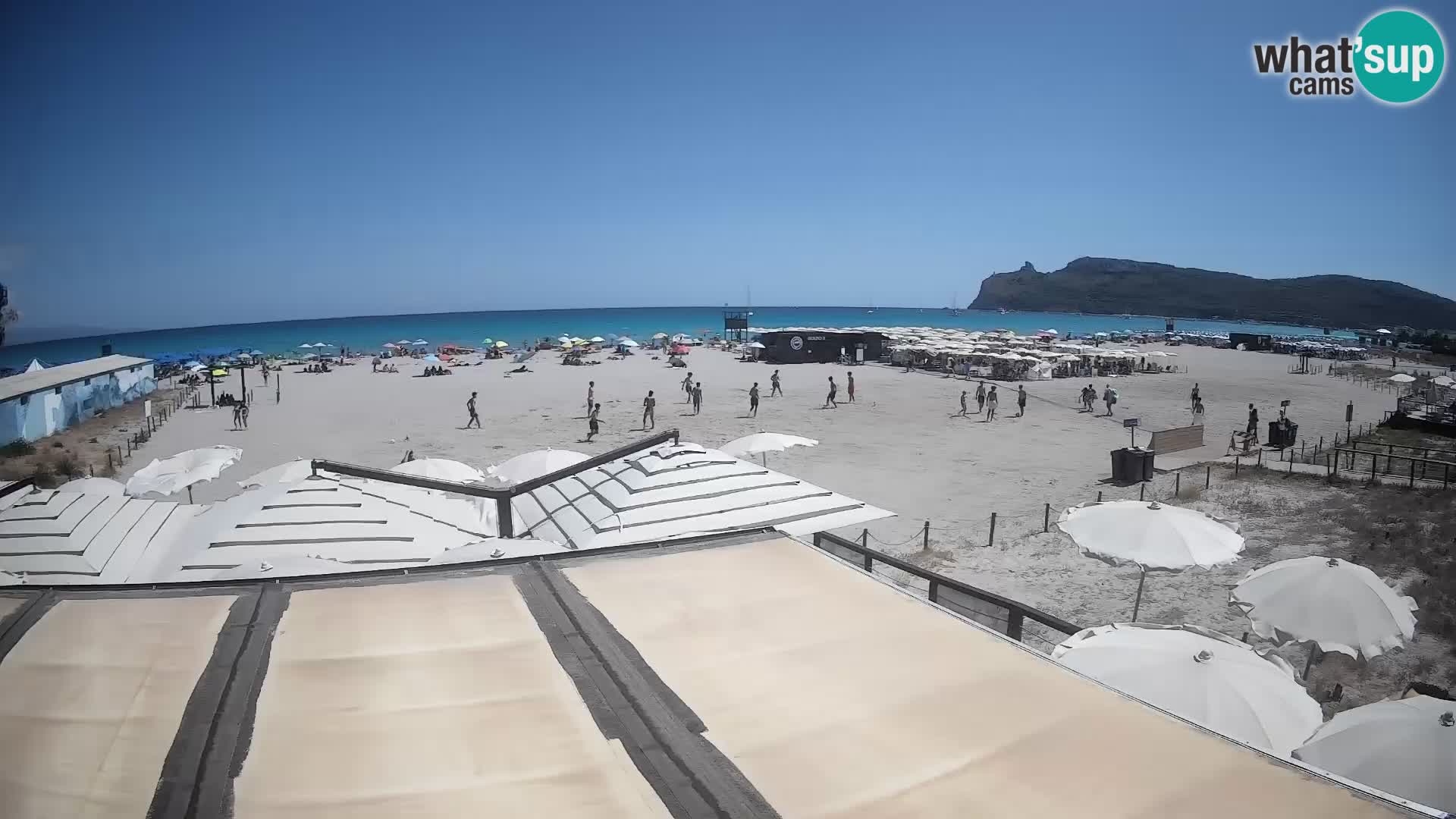 Poetto Strand Webcam | Cagliari | Sardinien