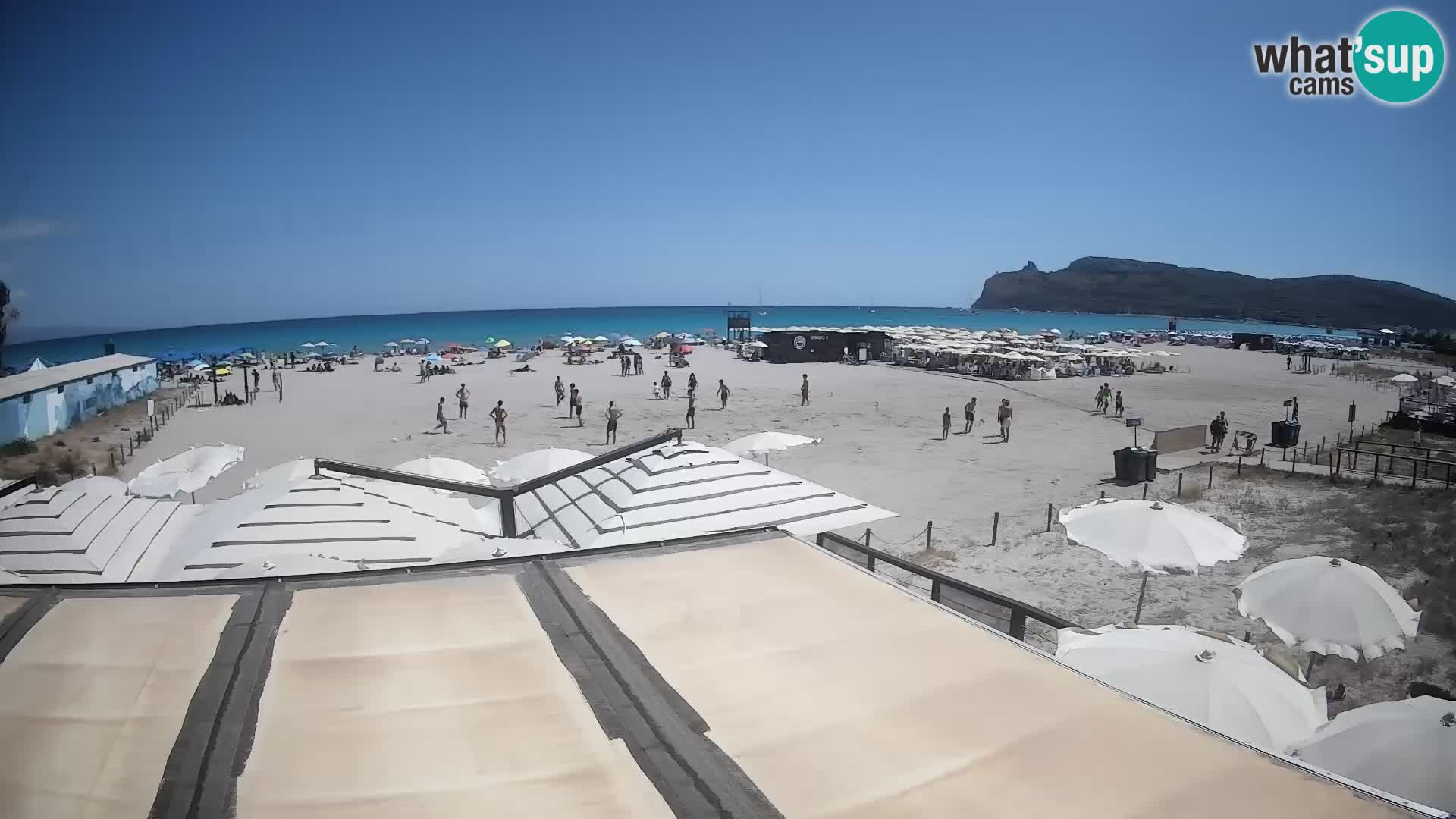 Poetto beach webcam | Cagliari | Sardinia