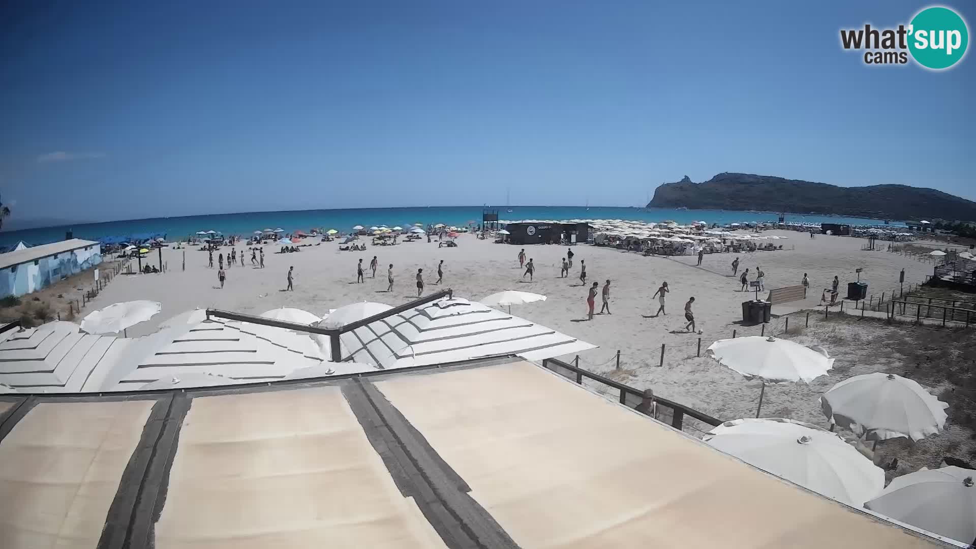 Poetto Strand Webcam | Cagliari | Sardinien
