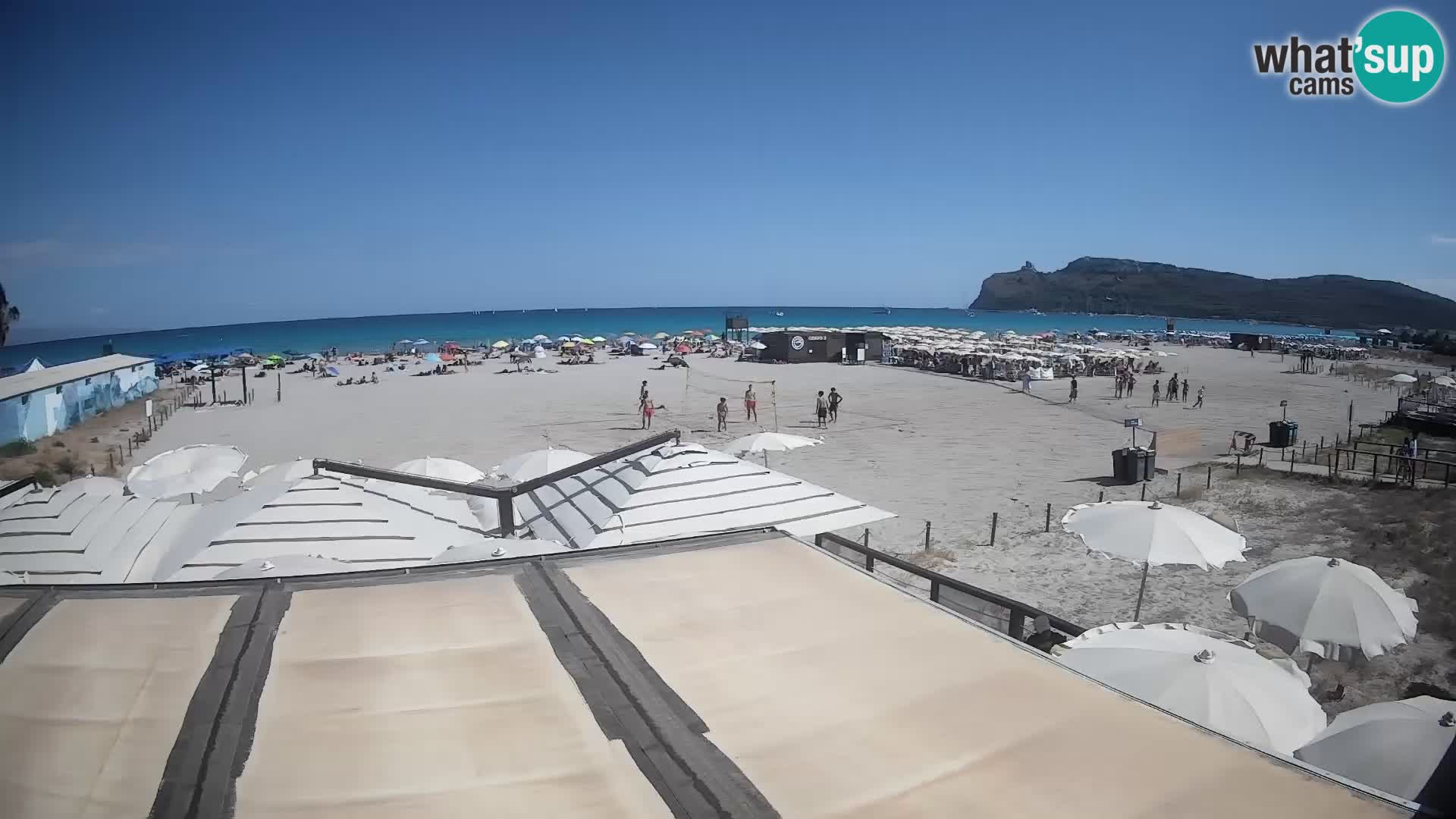 Poetto beach webcam | Cagliari | Sardinia