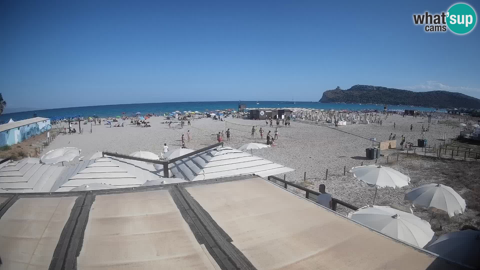 Poetto Strand Webcam | Cagliari | Sardinien
