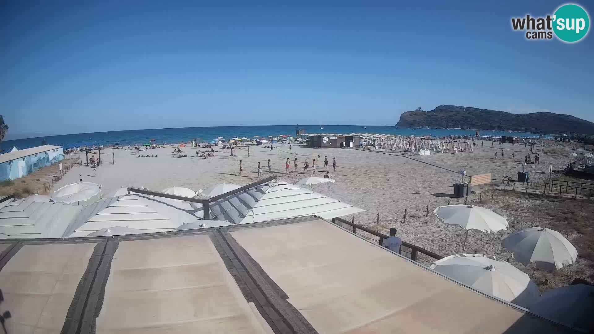 Poetto beach webcam | Cagliari | Sardinia