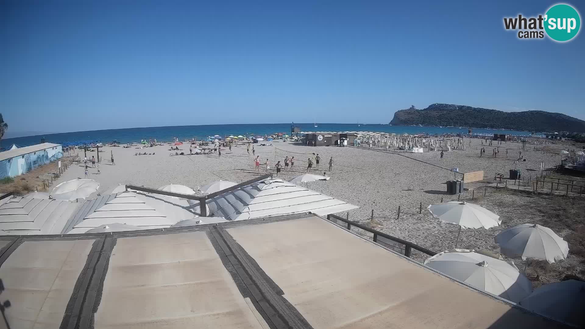 Poetto beach webcam | Cagliari | Sardinija