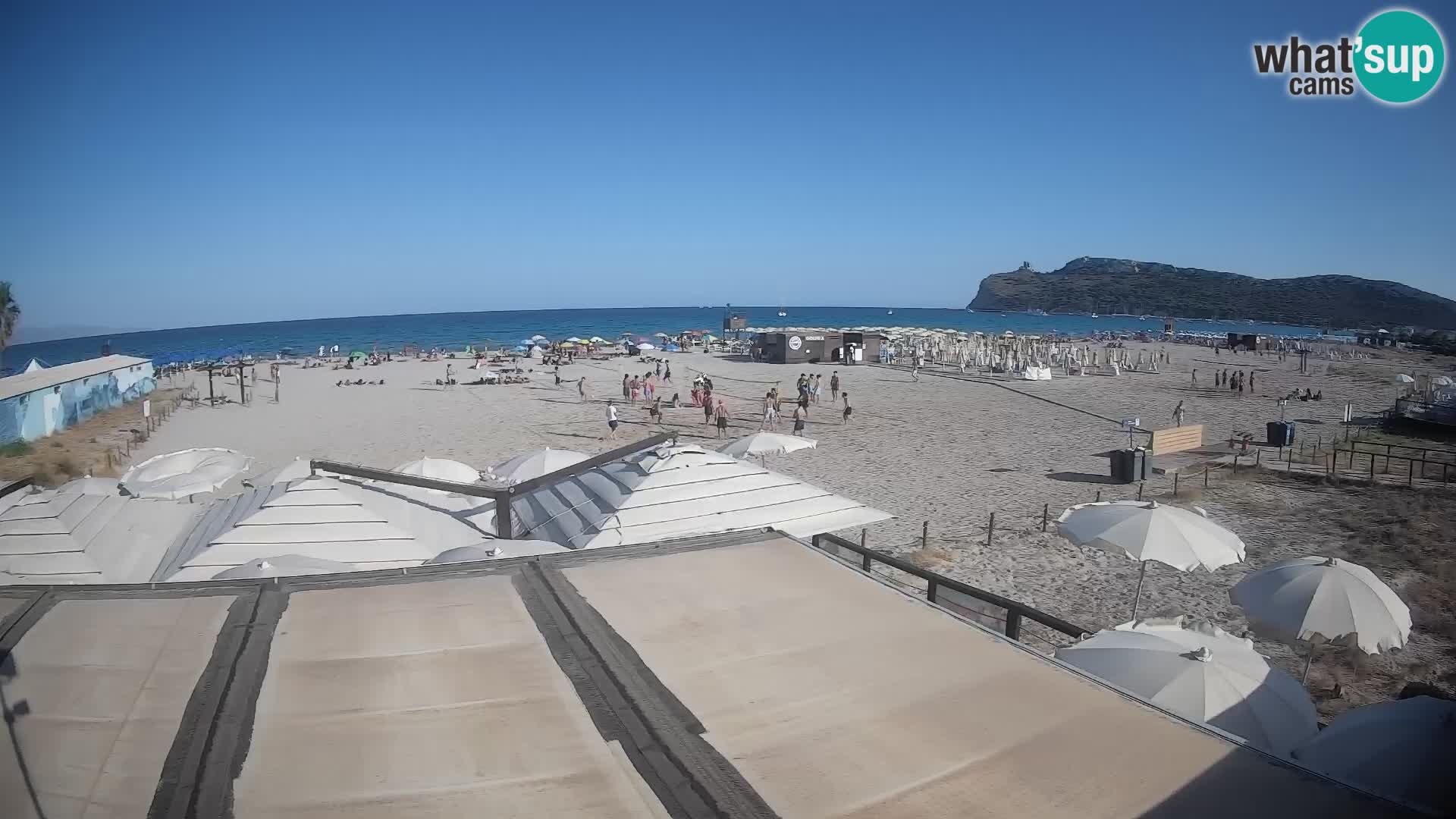 Poetto beach webcam | Cagliari | Sardinija