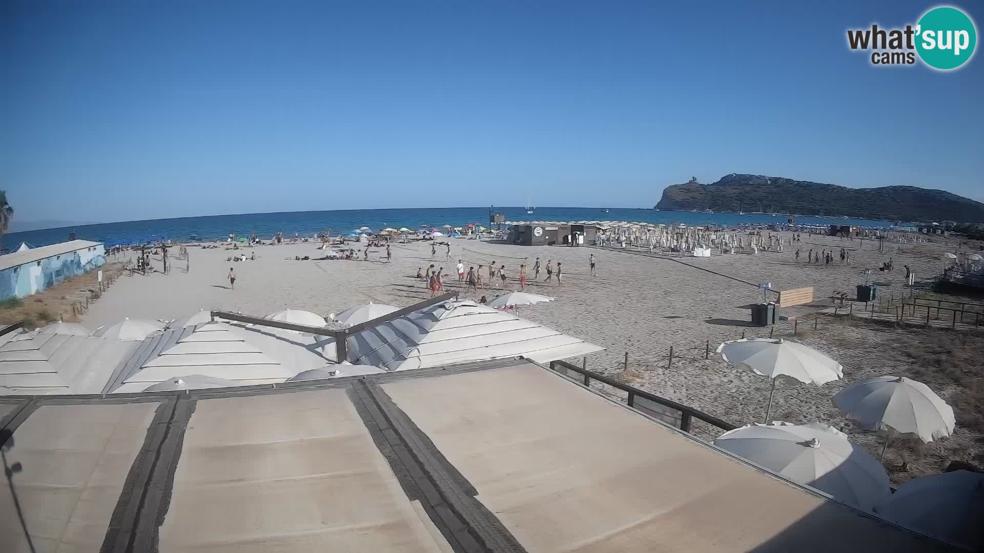 Poetto beach webcam | Cagliari | Sardinia
