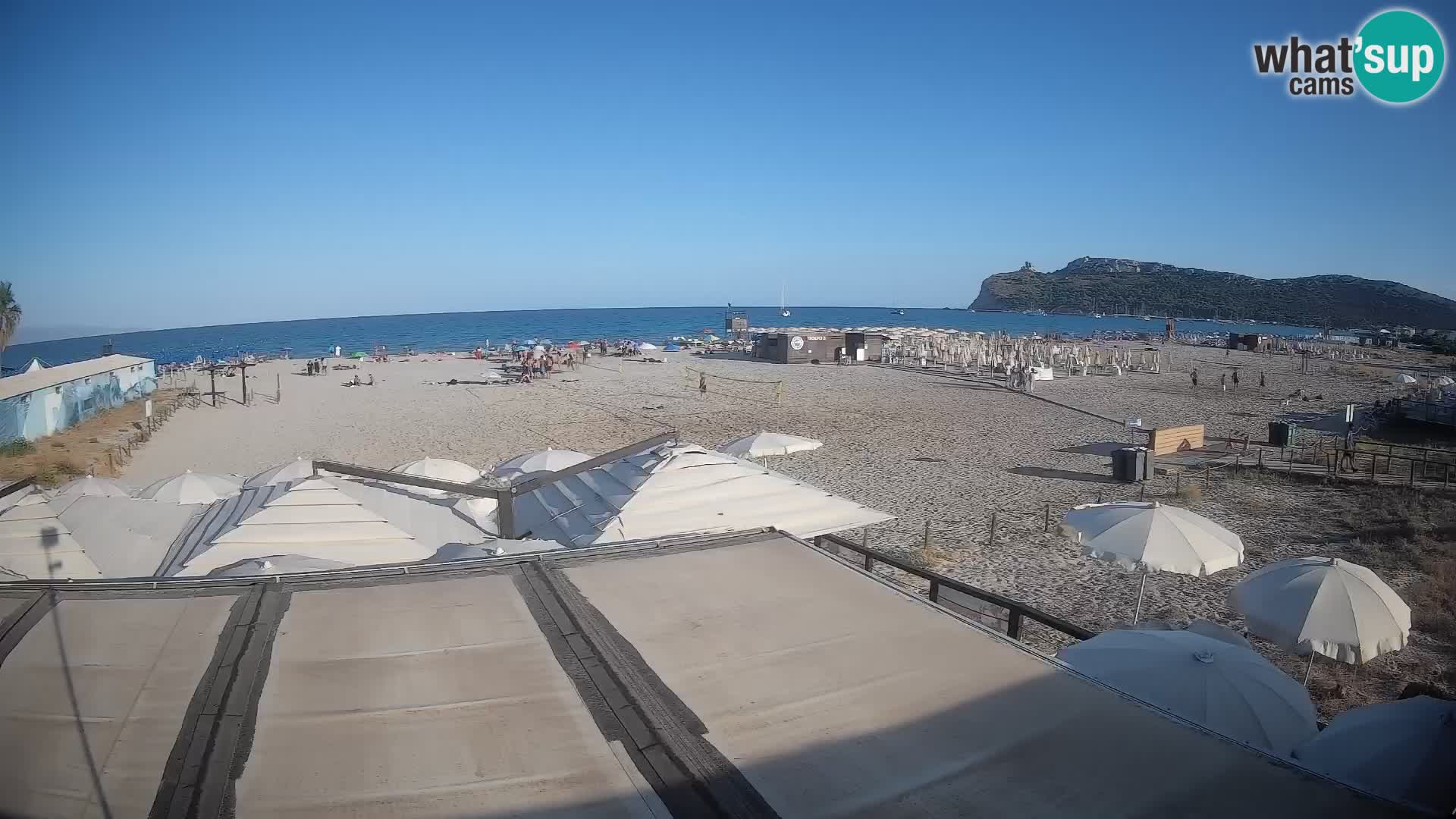 Poetto beach webcam | Cagliari | Sardinia