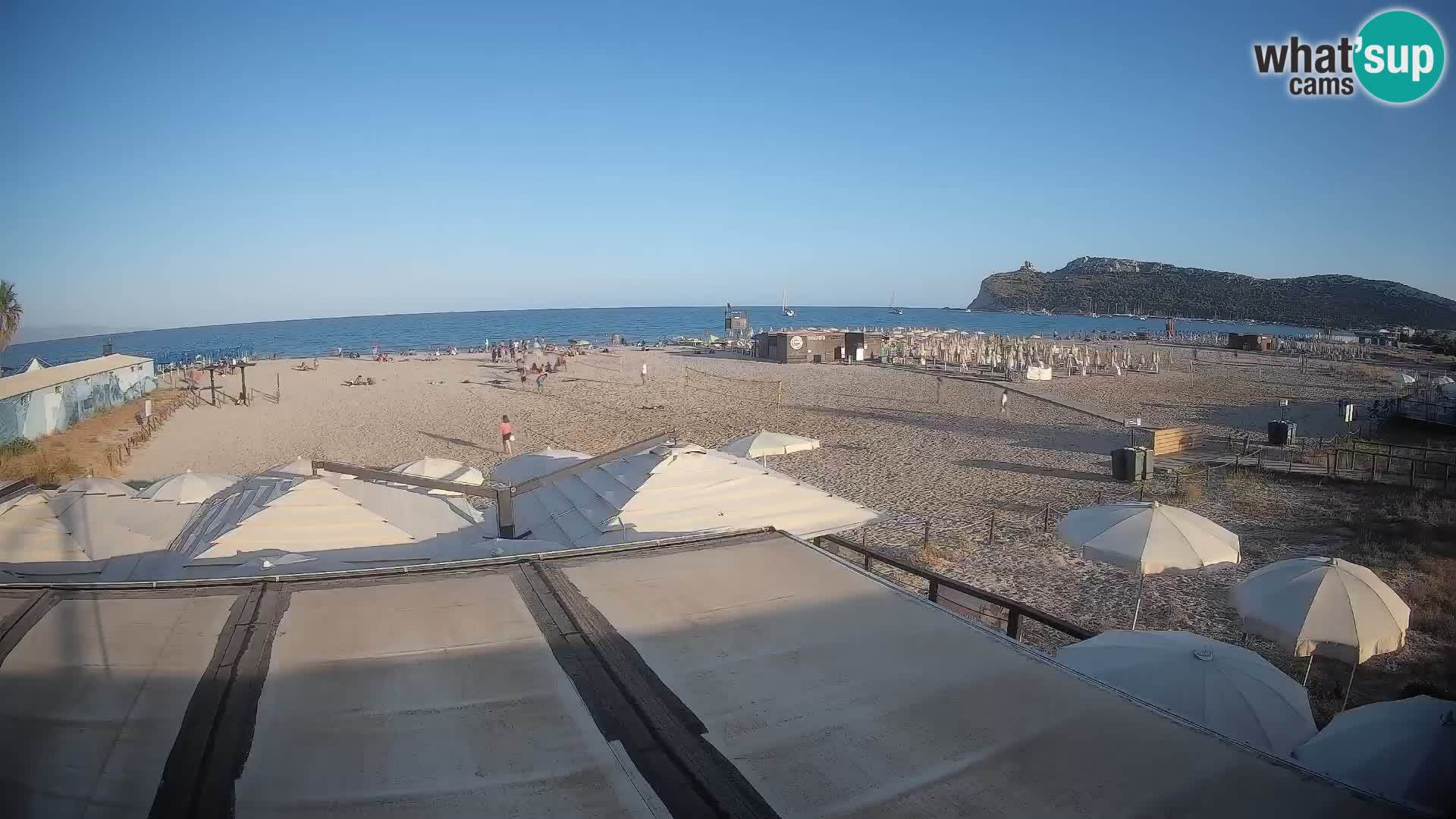 Poetto Strand Webcam | Cagliari | Sardinien