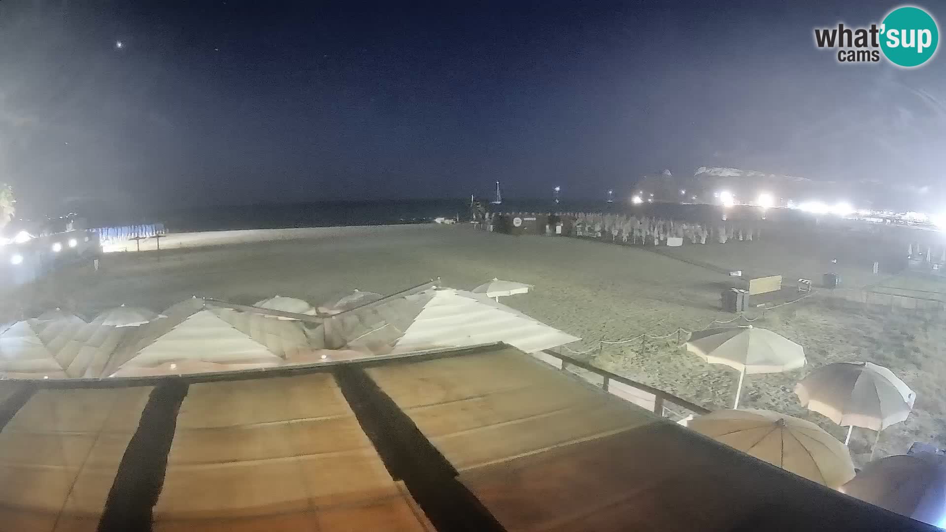 Poetto beach webcam | Cagliari | Sardinija