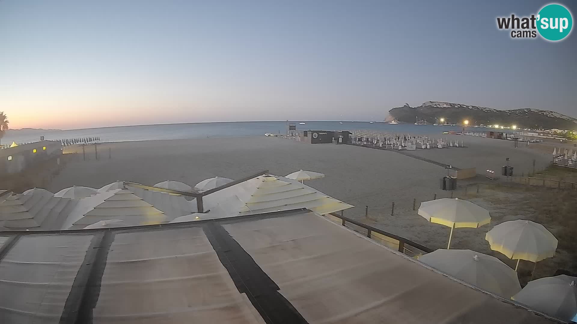 Poetto beach webcam | Cagliari | Sardinija