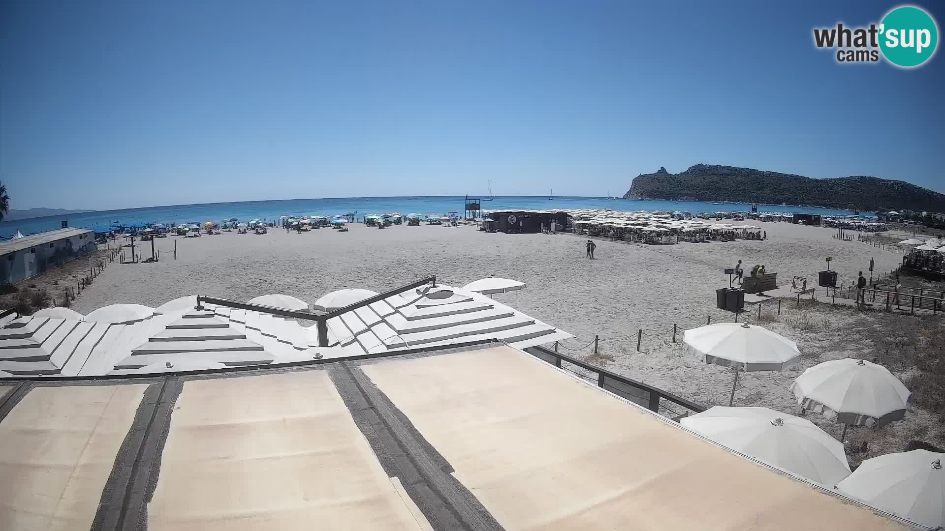 Poetto beach webcam | Cagliari | Sardinia