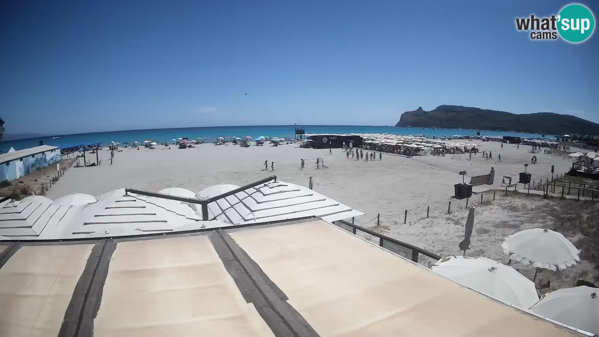Poetto beach webcam | Cagliari | Sardinija