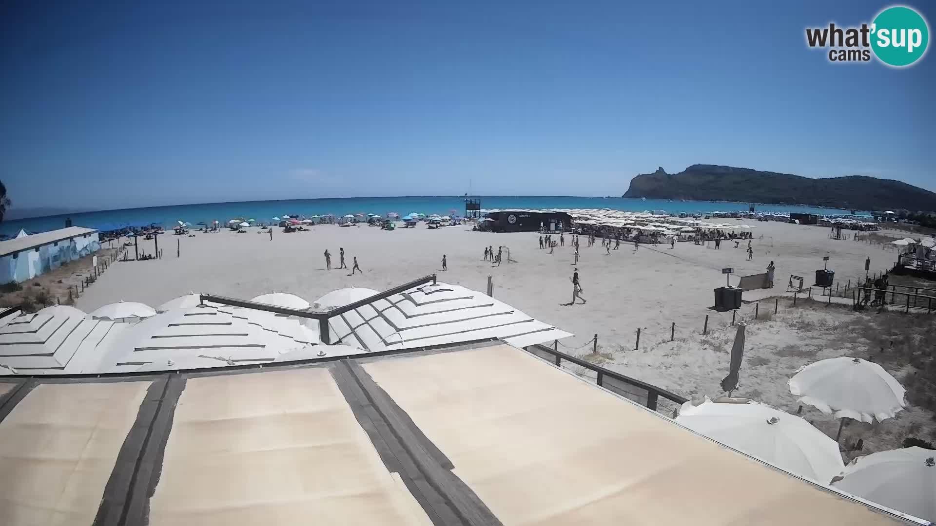 Poetto beach webcam | Cagliari | Sardinija