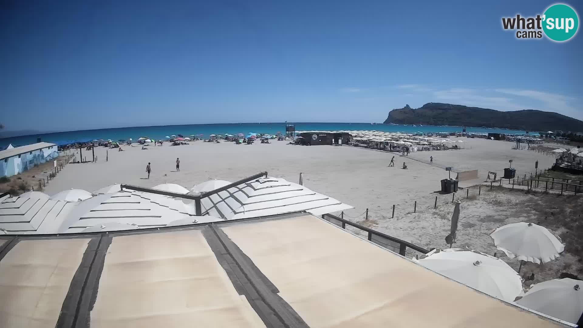 Poetto Strand Webcam | Cagliari | Sardinien