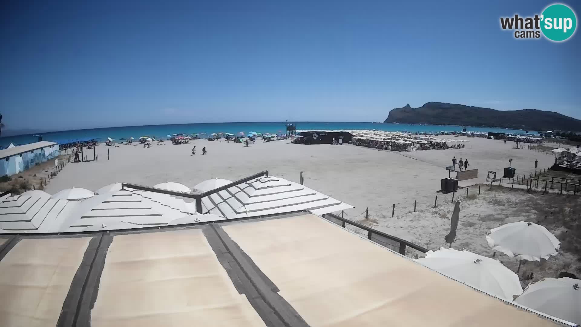 Poetto Strand Webcam | Cagliari | Sardinien