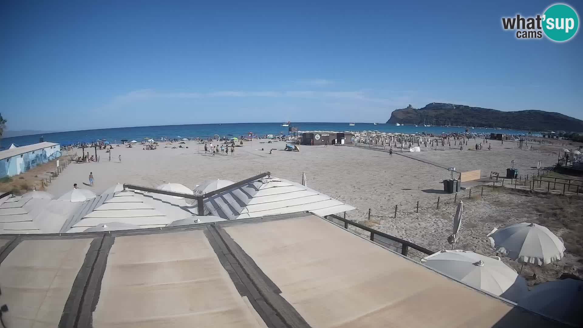 Poetto beach webcam | Cagliari | Sardinia